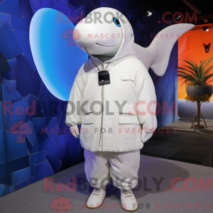Mascot character of a White...