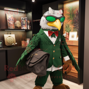Forest Green Hawk maskot...