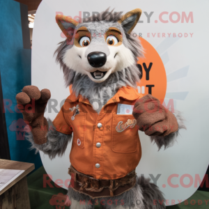 Mascot karakter van een...