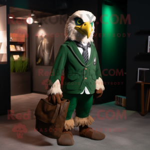 Forest Green Hawk mascotte...