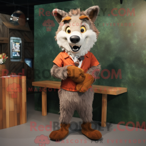 Mascot character of a Rust...