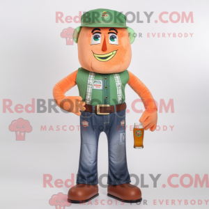 Mascottefiguur van een...