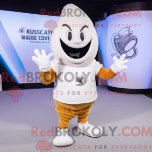 Mascot character of a White...