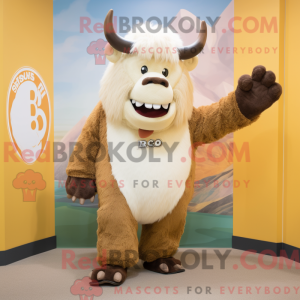Mascottefiguur van een...