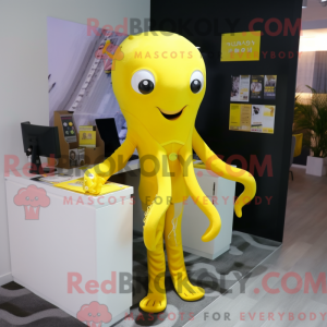 Mascot character of a Lemon...