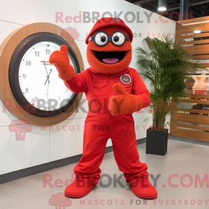 Mascot character of a Red...