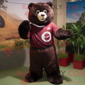 Personaje mascota de un oso...