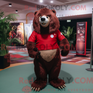 Mascottefiguur van een...