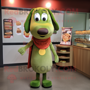 Olive Hot Dogs mascotte...