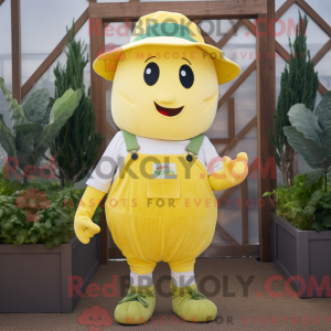 Mascottefiguur van een...