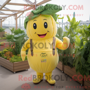 Mascottefiguur van een...
