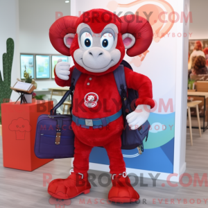 Mascot karakter van een...
