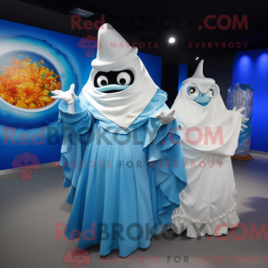 Mascot character of a Blue...