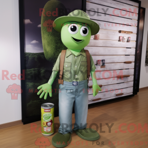 Mascottefiguur van een...