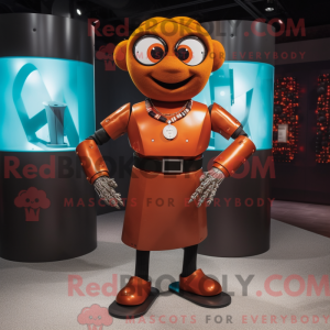 Mascottefiguur van een...