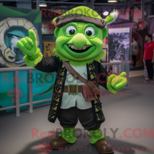 Mascot character of a Lime...