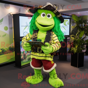 Mascot character of a Lime...