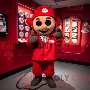 Mascot character of a Red...