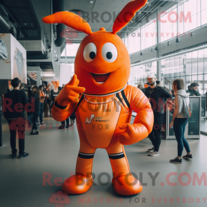 Mascot character of a...