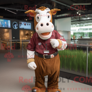 Mascottefiguur van een...