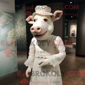 Mascot character of a Sow...