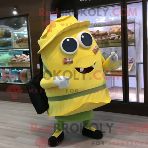 Mascot character of a Lemon...
