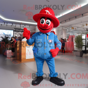Personnage mascotte d un...