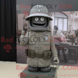 Mascot character of a Gray...