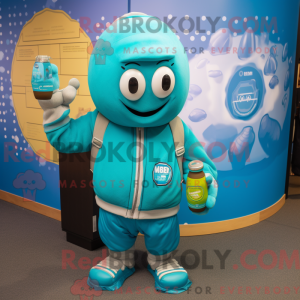 Mascottekarakter van een...