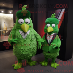 Mascot karakter van een...