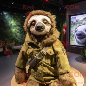 Mascottekarakter van een...