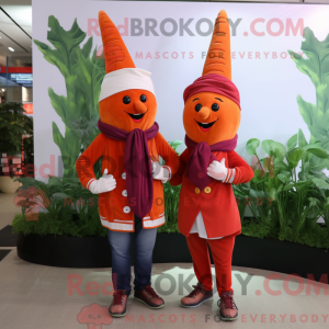 Mascot karakter van een...