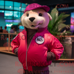 Mascot karakter van een...