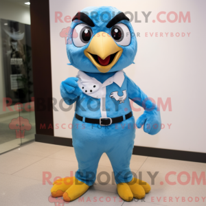 Postava maskota Sky Blue...