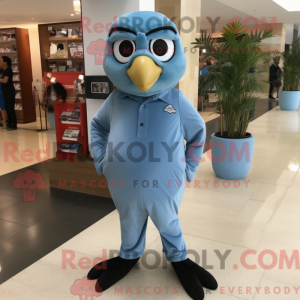 Postava maskota Sky Blue...