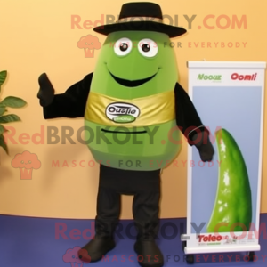 Mascot character of a Olive...