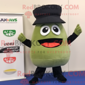 Mascot character of a Olive...