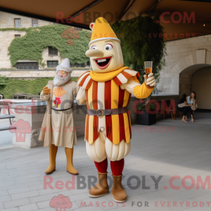 Mascottefiguur van een...