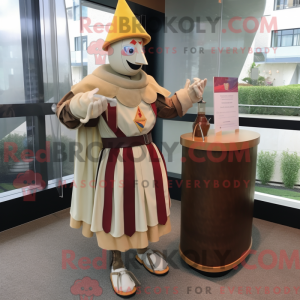 Mascottefiguur van een...