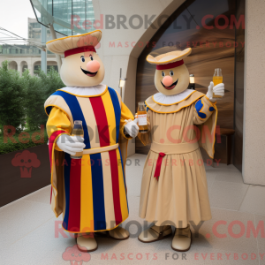 Mascottefiguur van een...