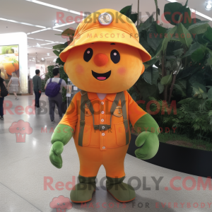 Mascottefiguur van een...