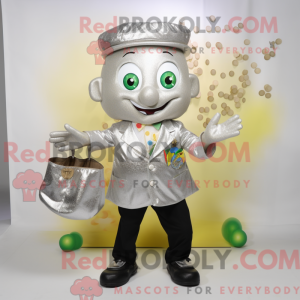 Postava maskota stříbrného...