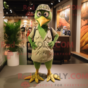 Mascot character of a Olive...