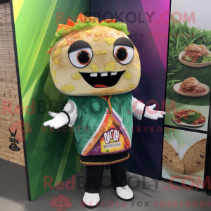 Maskottchen eines Tacos...