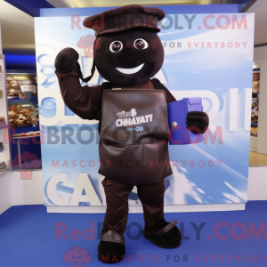 Mascot character of a Navy...