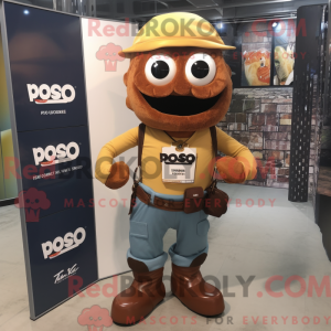 Mascot karakter van een...