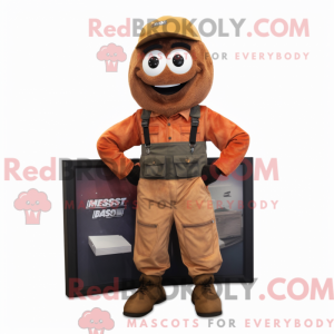 Mascot character of a Rust...