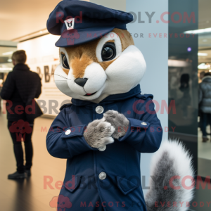 Mascot character of a Navy...