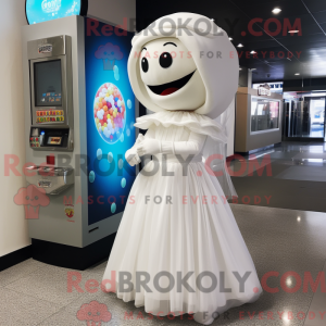 Mascot character of a White...