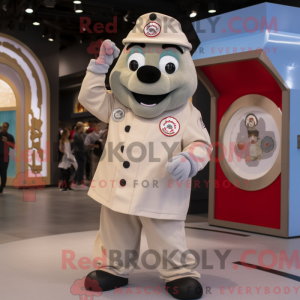 Mascot character of a Cream...